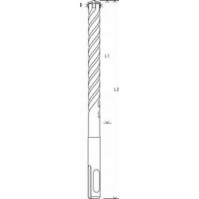 Bosch SDS-Plus-5X K-Delici Ucu 20*300 mm 1´li  2.608.836.640