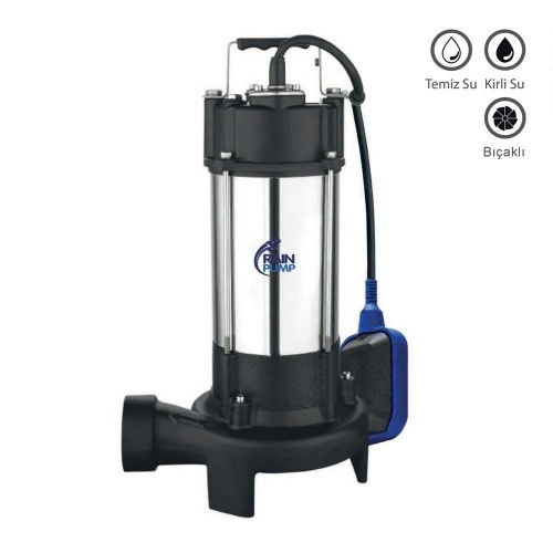 Rainpump Bıçaklı Atık Su Pompası 1800W 2.4Hp 2