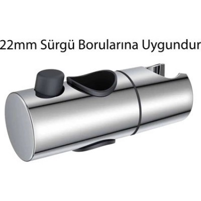 Sürgülü El Duşu Tutucu 22Mm