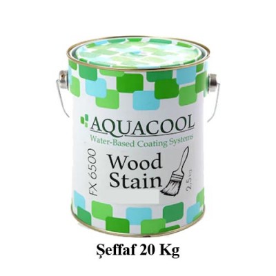 Aquacool Su Bazlı Dış Mekan Verniği Şeffaf 20 Kg 6508