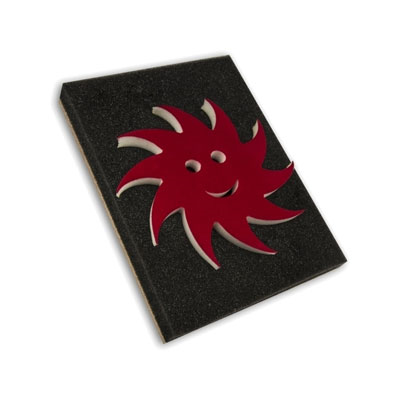 Dekor Desen Aparatı Büyük Güneş Baskısı 20X14 CM. (Kalktı)