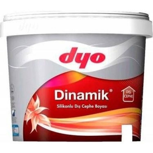 Dyo Dinamik Silikonlu Dış Cephe Boyası Beyaz 15 Lt.