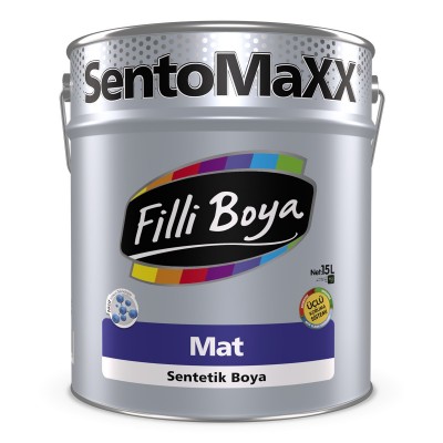 Filli Boya Sentomaxx Mat Sentetik Boya Siyah 15 Lt.