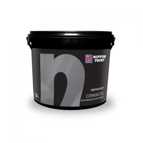 Nippon Conkratos Brüt Beton Görünümlü Renkli Sıva Beyaz 25 Kg