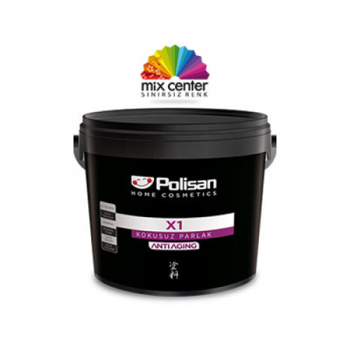 Polisan X1 Anti Aging Su Bazlı Yağlı Boya Parlak Beyaz 2.5 Lt.