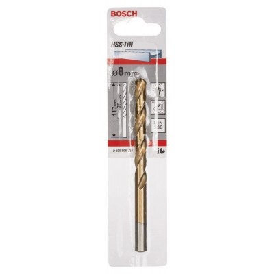 BOSCH HSS-TiN Metal Matkap Ucu 8*117 mm 1´li 2.608.596.731