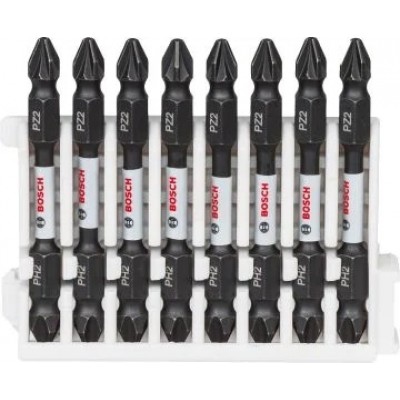 BOSCH ImpactC Vidalama Çift Uç PH2-PZ2*65 8´li 2.608.522.333