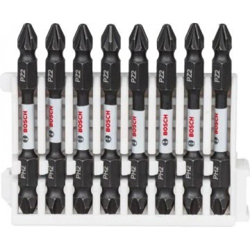 BOSCH ImpactC Vidalama Çift Uç PH2-PZ2*65 8´li 2.608.522.333