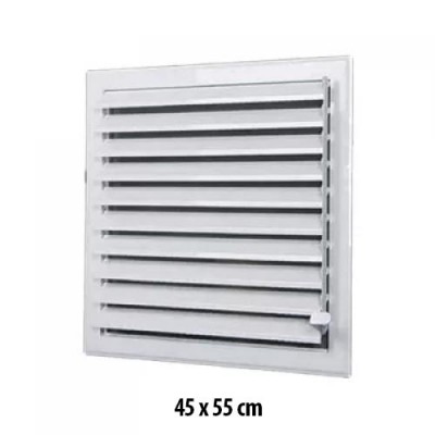 Beyaz Plastik Menfez (Panjur) 45x55