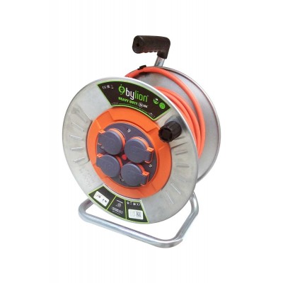 Bylion MMP-30325-F 3X2.5 TTR 30m Metal Kablo Makarası