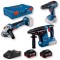 Bosch GBH + GWS + GSR 18V 2x5.0 Ah Akülü Set. 0.615.990.N42