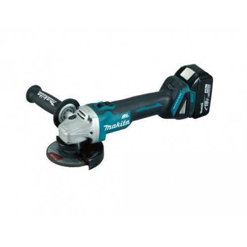 Makita Akülü Avuç Taşlama Makinası 115Mm 18V 2x3.0Ah DGA454RFE