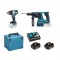 Makita Combo Set Kırıcı Delici+Vİdalama DDF489 + DHR243 18V 2x5Ah. DLX2522TJ