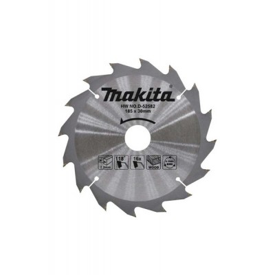Makita Elmas Sunta Testere 185x30MM 16Diş (2.2mm) D-52582