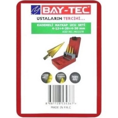 Bay-Tec Kademeli Matkap Ucu Seti 4-12/4-20/4-30 MU1578