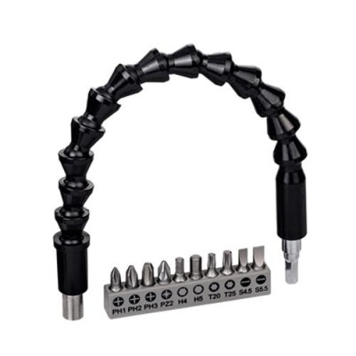 Bosch 10 Parça Vidalama+Uzatma Adaptörü 30 Cm. 2.608.522.377