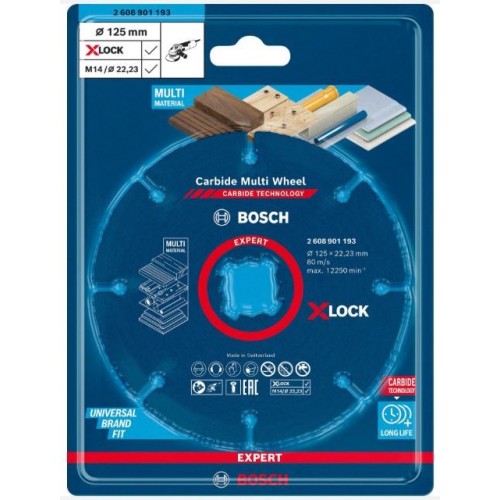 Bosch Expert  X-Lock CMW Kesme Diski 125x22.23mm 2.608.901.193