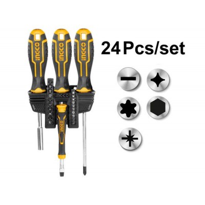 İngco 24 Parçalı Tornavida Seti HKSDB02482