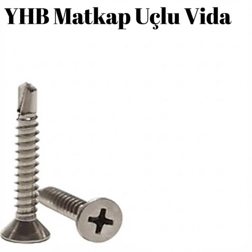 Matkap Uçlu Vida YHB 3.9x16 MM  (1 paket=2000 adet)