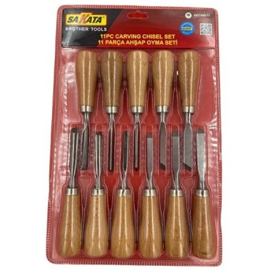 Sakata Ahşap Oyma Seti 11 Parça WD1008-11