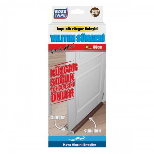 Boss Tape Kapı Altı Yalıtım Süngeri Kahverengi 80c BT-04023