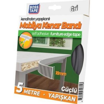 Boss Tape Mobilya Kenar Bandı Gri BT-03029