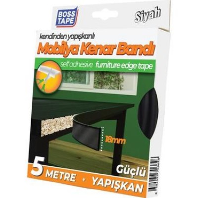 Boss Tape Mobilya Kenar Bandı Siyah BT-03031