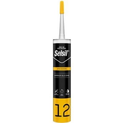 Selsil Ayna Silikonu Şeffaf 280Gr.