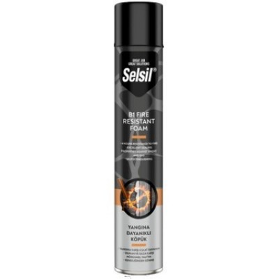 Selsil B1 Yangına Dayanıklı Montaj Köpüğü 750 Ml.