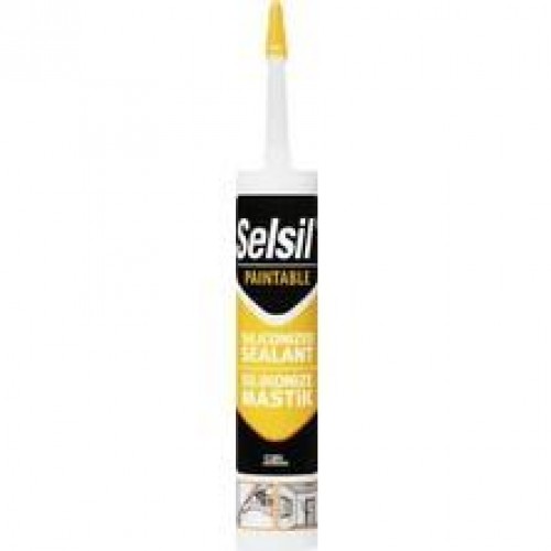Selsil Silikonize Mastik Gri 500Gr