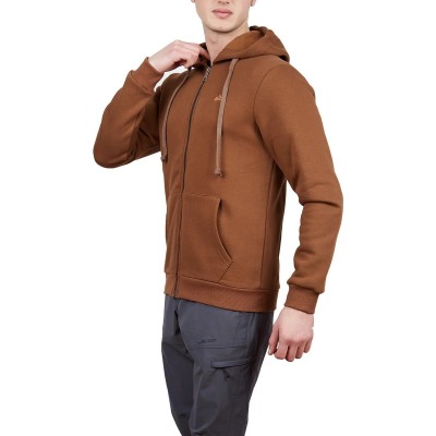 Alpinist Covert Tam Fermuarlı Erkek Sweatshirt 2XL Beden Hardal