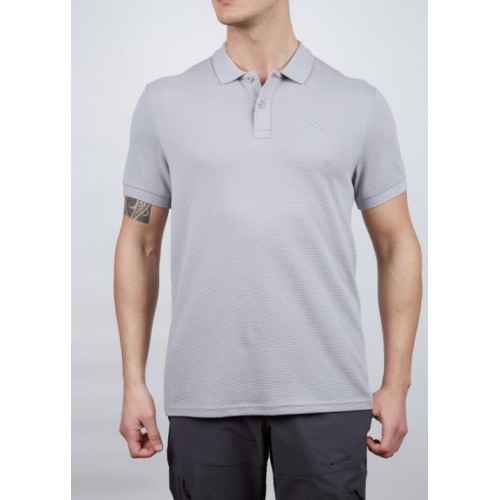 Alpinist Roc Erkek Polo T-Shirt Gri-M