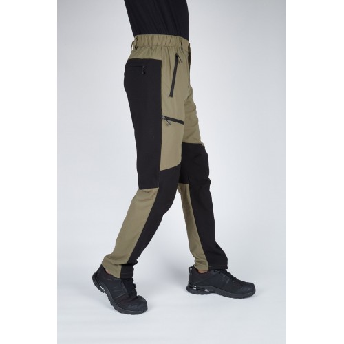 Alpinist Rugged Flex Erkek Pantolon S Beden Haki-Siyah