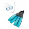 Cressi Rondinella Bag AQ Palet Maske Şnorkel Set 35/36 CA189235