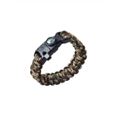 Magnezyumlu Paracord Bileklik Siyah OUT-4300