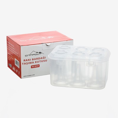 Nurgaz Rakı Bardağı Taşıma Kutusu NG N059
